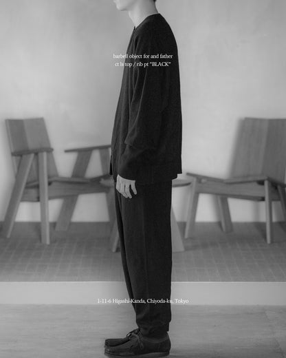 barbell object / exclusive / ct ls top -BLACK