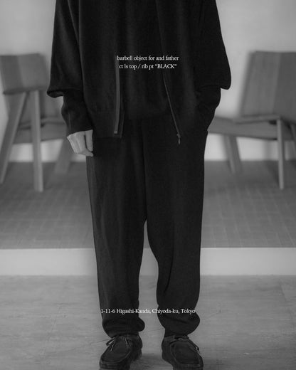 barbell object / exclusive / ct ls top -BLACK