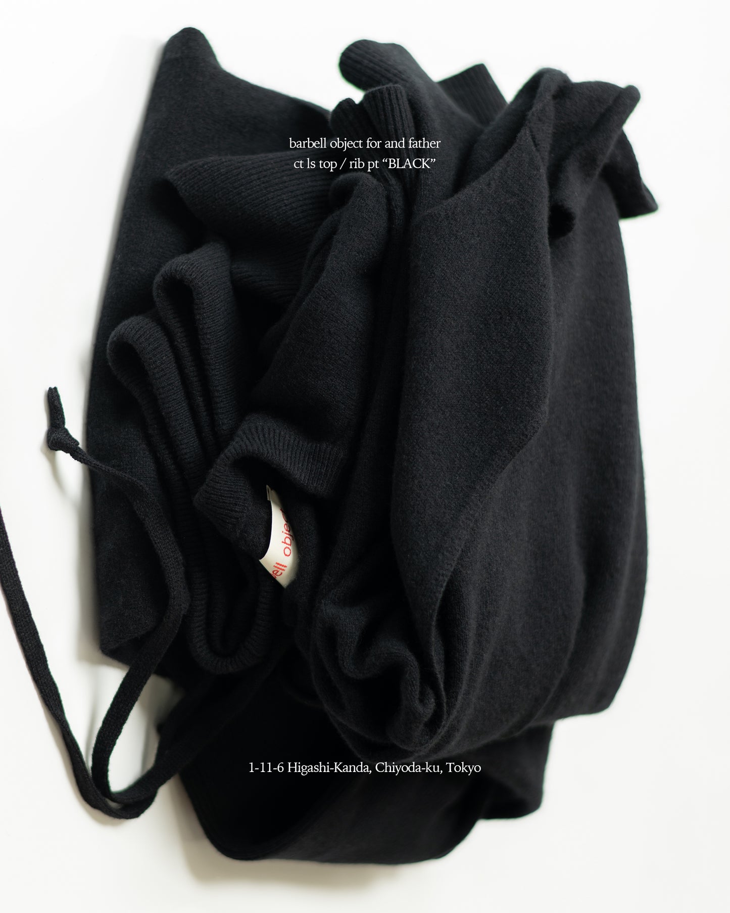 barbell object / exclusive / ct ls top -BLACK