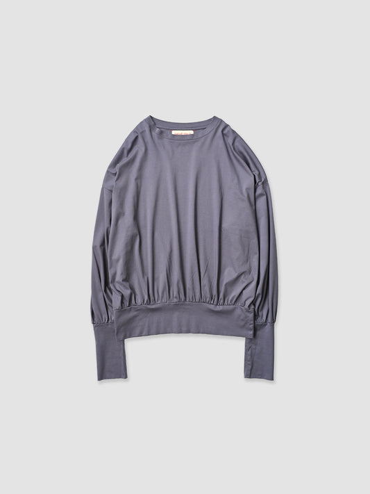 barbell object / l/s top -FADE PURPLE