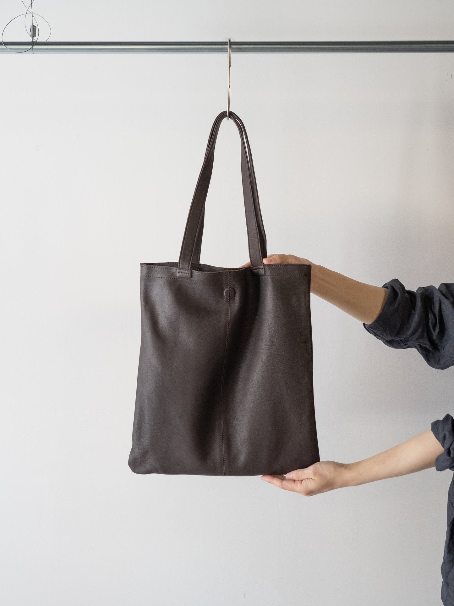 Morphée / FLAT TOTE -DARK CHOCO