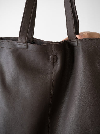Morphée / FLAT TOTE -DARK CHOCO