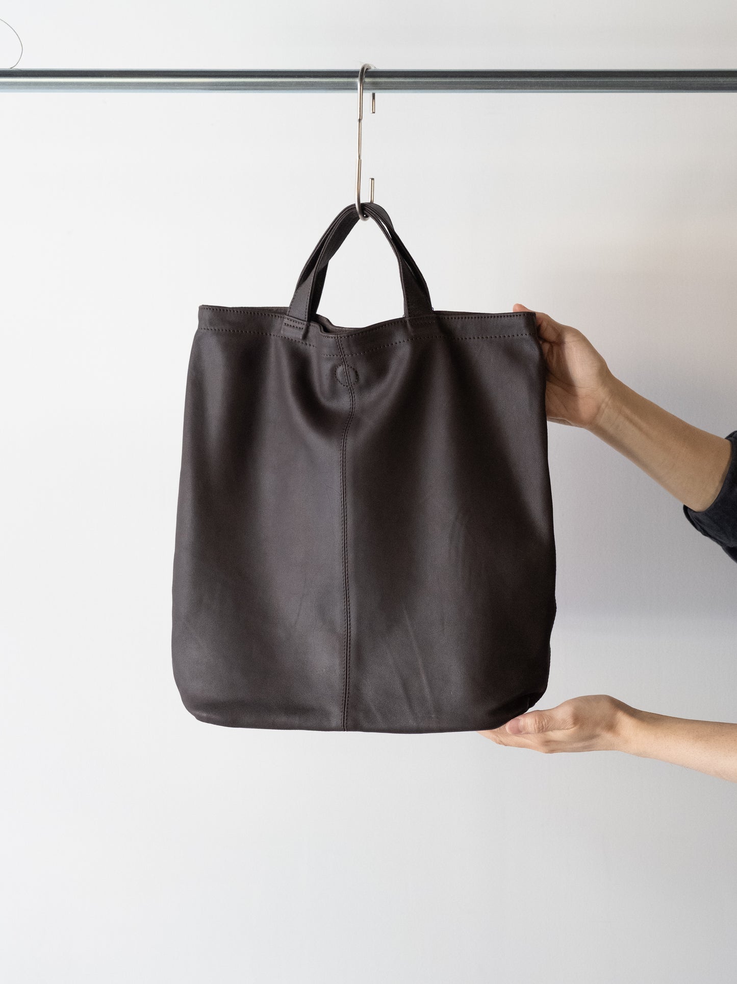 Morphée / HANDLE BAG -DARK CHOCO
