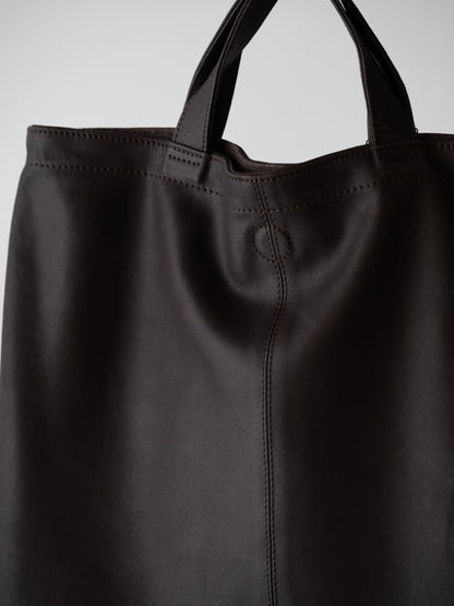 Morphée / HANDLE BAG -DARK CHOCO