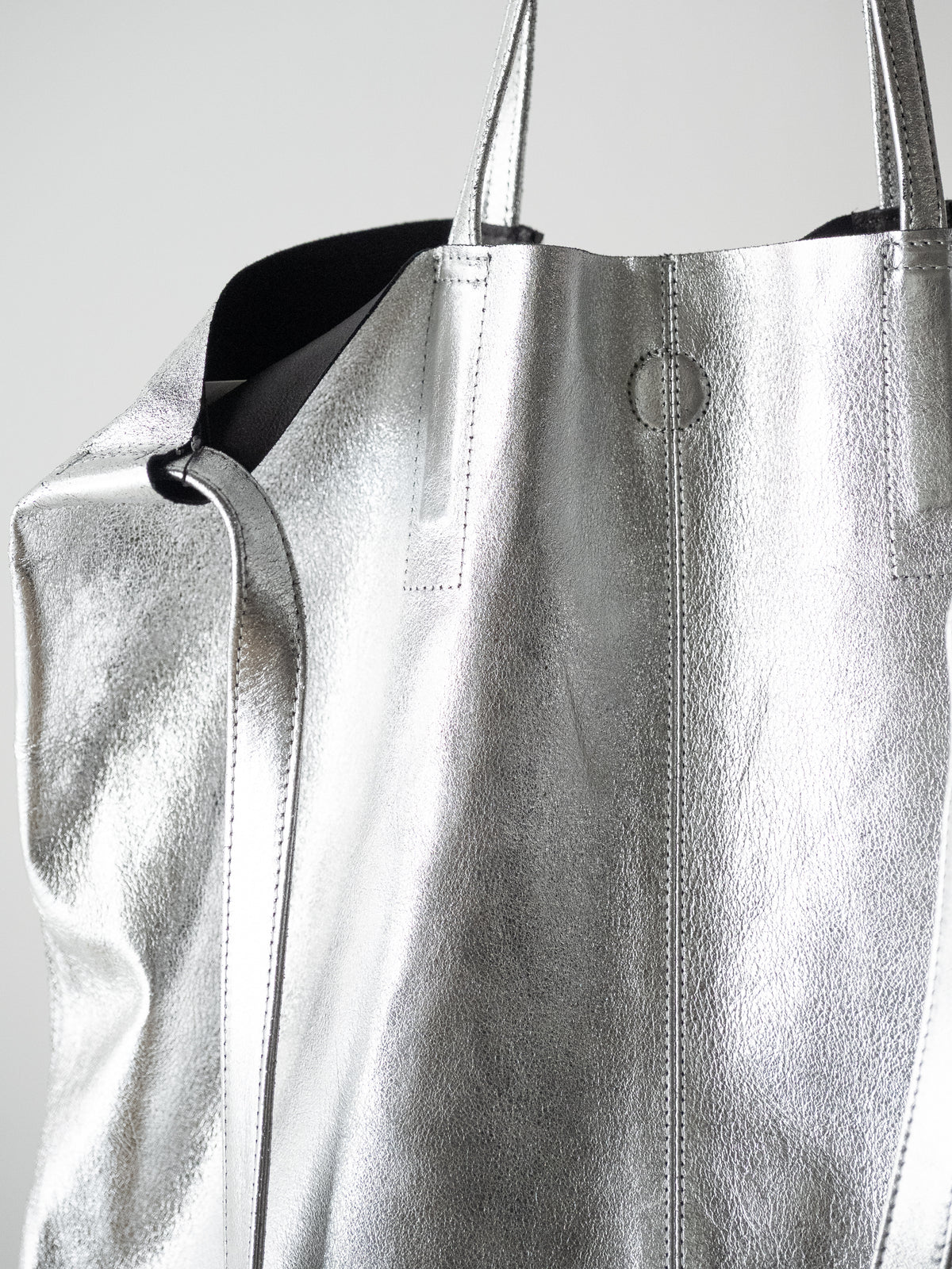 Morphée / 3WAY LARGE TOTE Size L -SILVER – and father