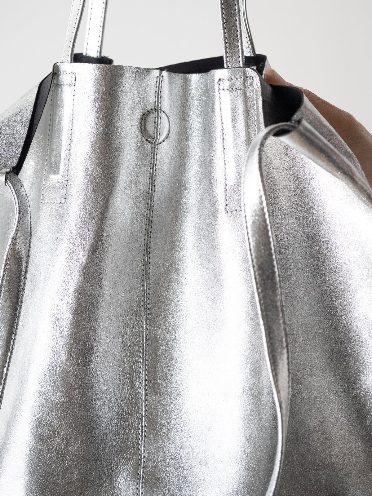 Morphée / 3WAY MEDIUM TOTE Size M -SILVER – and father