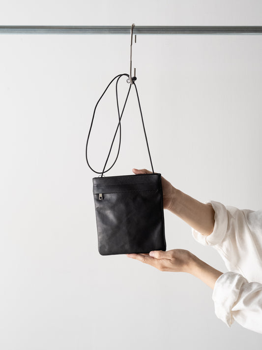 Morphée / MINI SHOULDER POUCH -BLACK