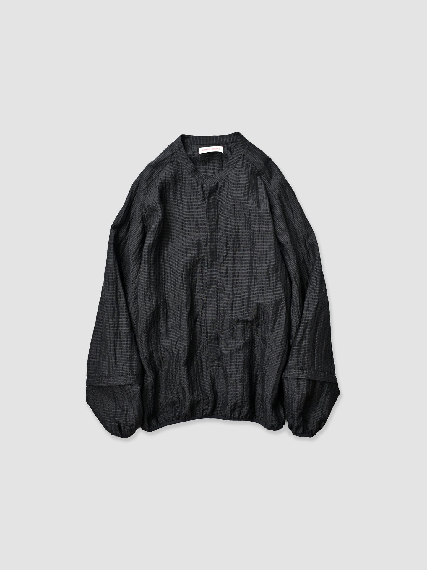 barbell object / uneven s/l top -BLACK