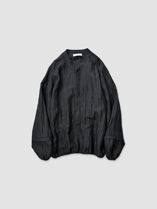 barbell object / uneven s/l top -BLACK