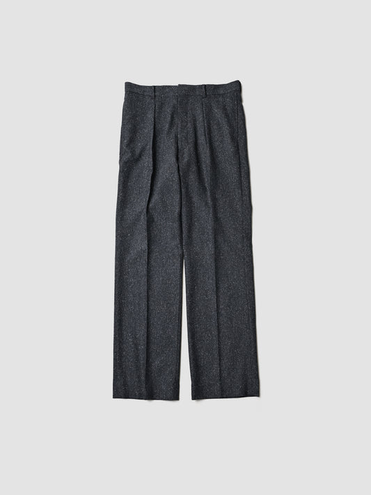 M's braque / COSTUME ONE TUCK DRESS PANTS -GREY MIX