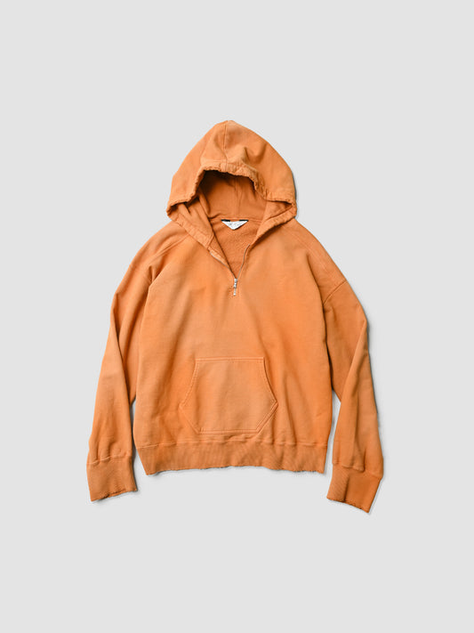 ANCELLM / HALF ZIP HOODIE -YELLOW
