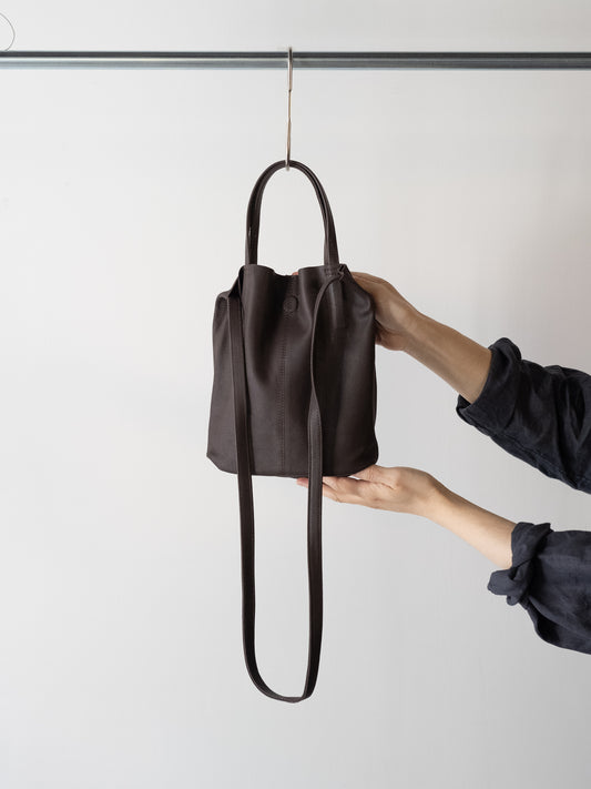 Morphée / 2WAY SMALL TOTE Size S -DARK CHOCO