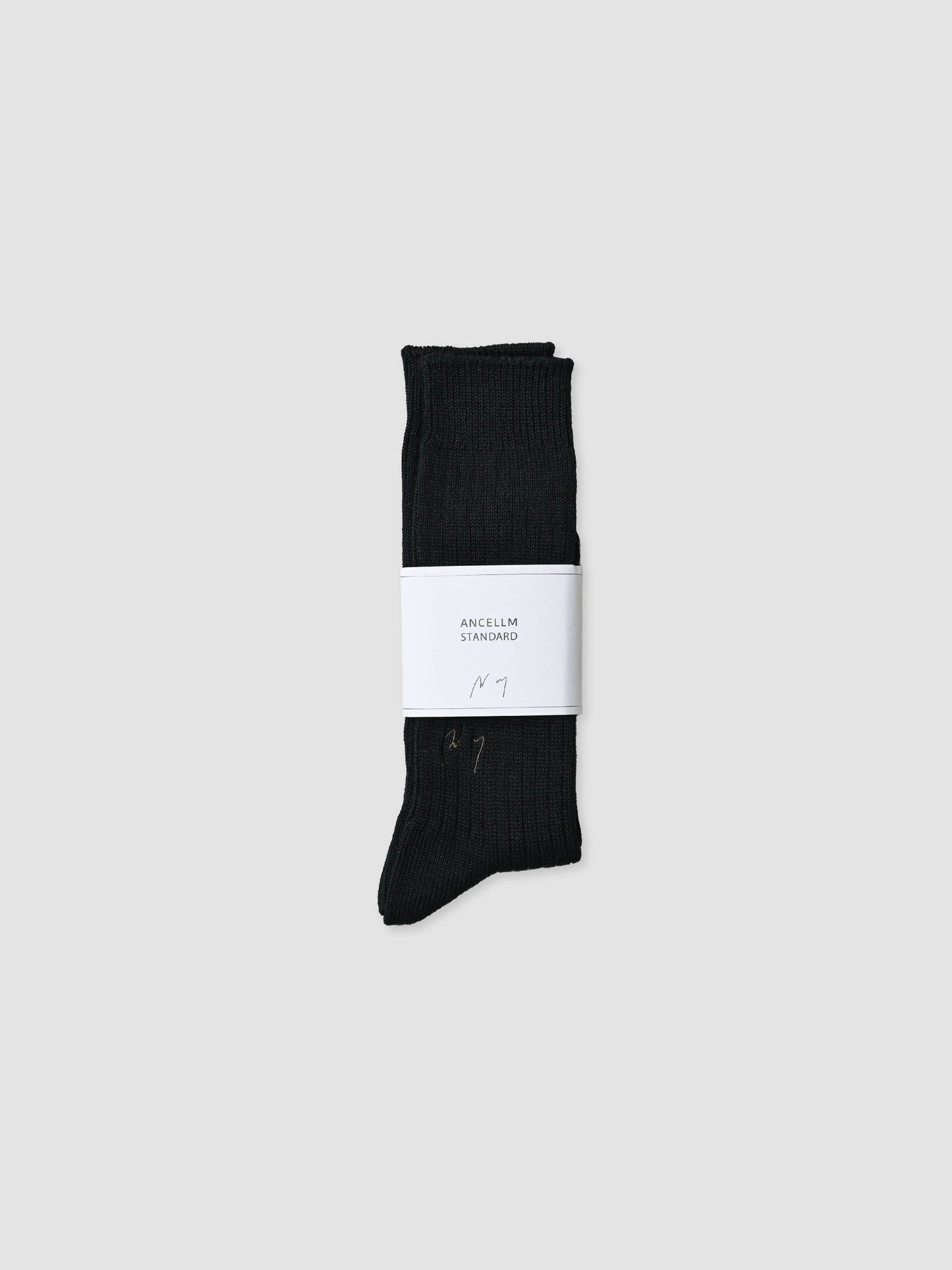 ANCELLM / LOOSE SOCKS -BLACK