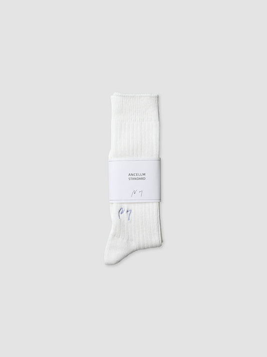 ANCELLM / LOOSE SOCKS -WHITE