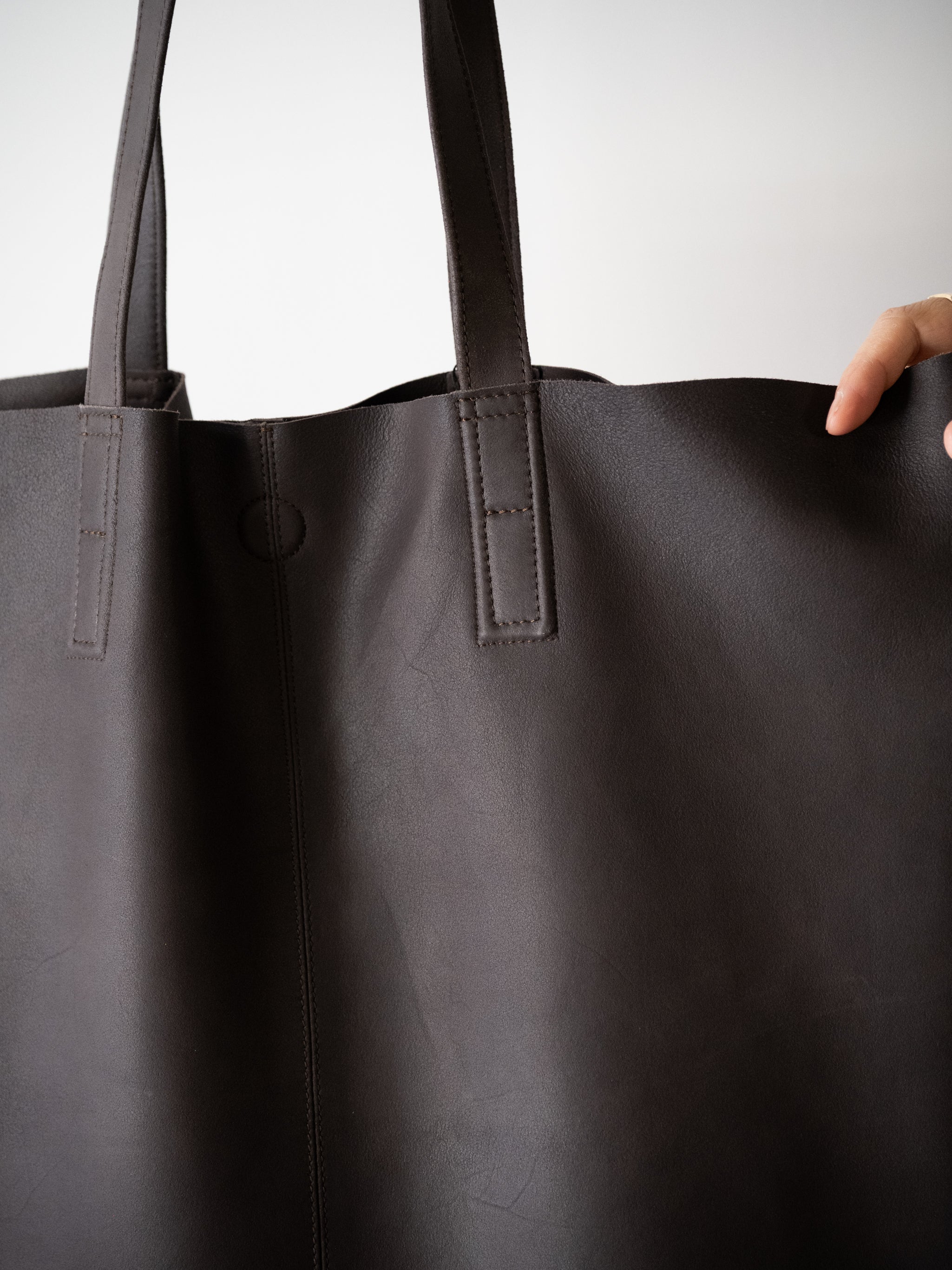 Morphée / BIG TOTE TYPE3 Size XL -DARK CHOCO – and father