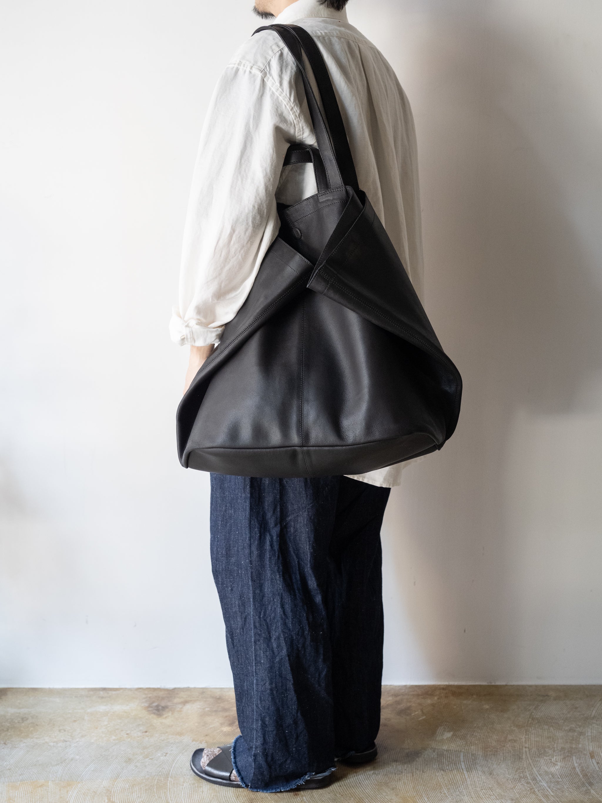 Morphée / DOUBLE TOTE Size XXL -BLACK – and father Morphée / DOUBLE TOTE Size XXL -BLACK – and father
